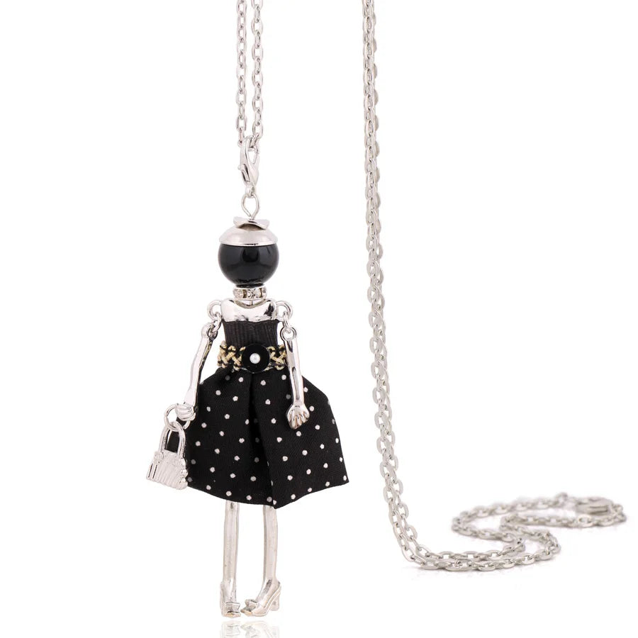 Cute Necklace- Lady Charm Long Trendy 2025 New Fashion Female Big Pendant Lovely Jewelry .