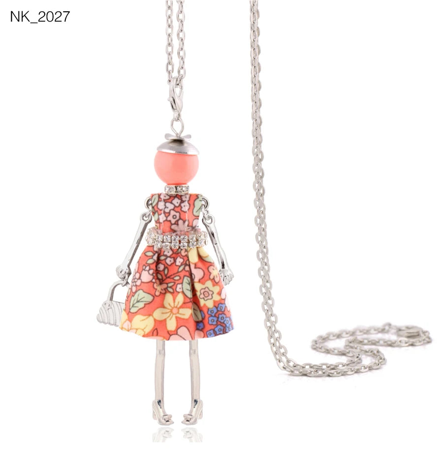 Cute Necklace- Lady Charm Long Trendy 2025 New Fashion Female Big Pendant Lovely Jewelry .