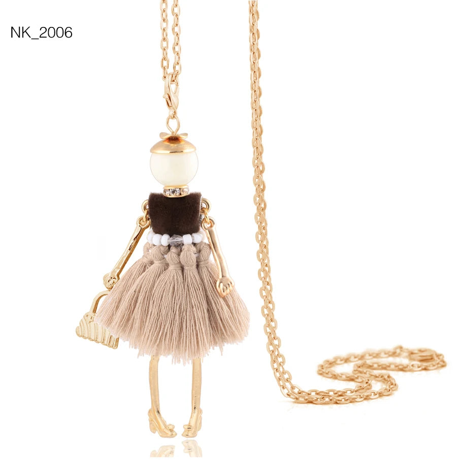 Cute Necklace- Lady Charm Long Trendy 2025 New Fashion Female Big Pendant Lovely Jewelry .