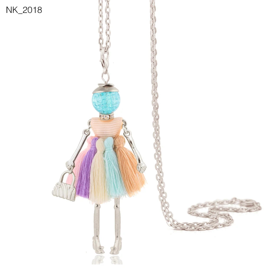 Cute Necklace- Lady Charm Long Trendy 2025 New Fashion Female Big Pendant Lovely Jewelry .