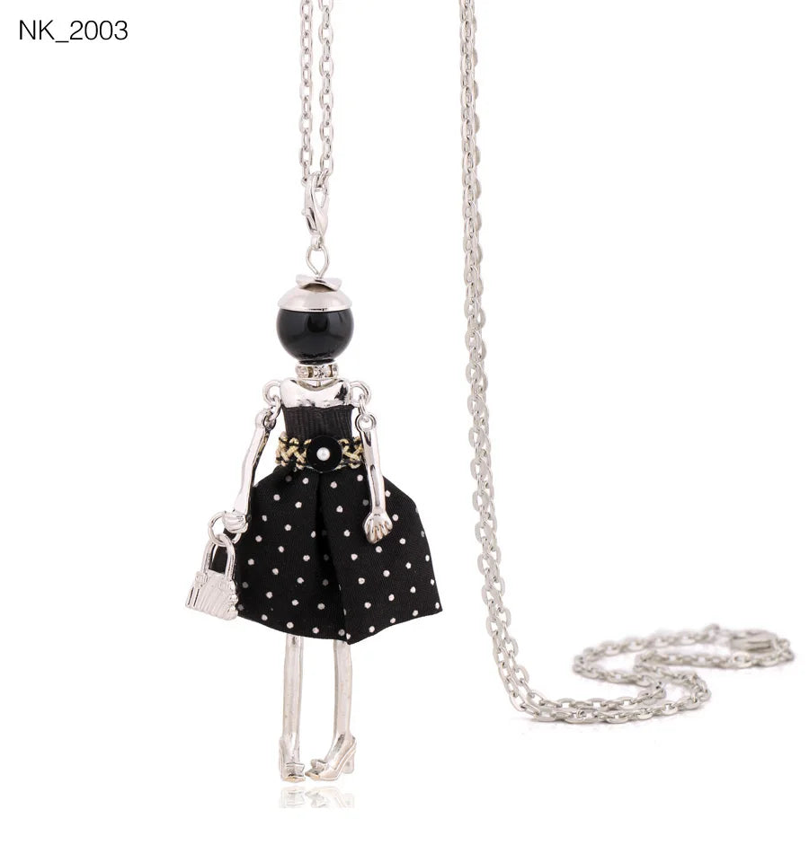 Cute Necklace- Lady Charm Long Trendy 2025 New Fashion Female Big Pendant Lovely Jewelry .