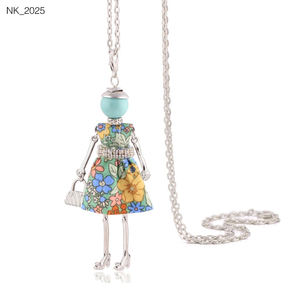 Cute Necklace- Lady Charm Long Trendy 2025 New Fashion Female Big Pendant Lovely Jewelry .