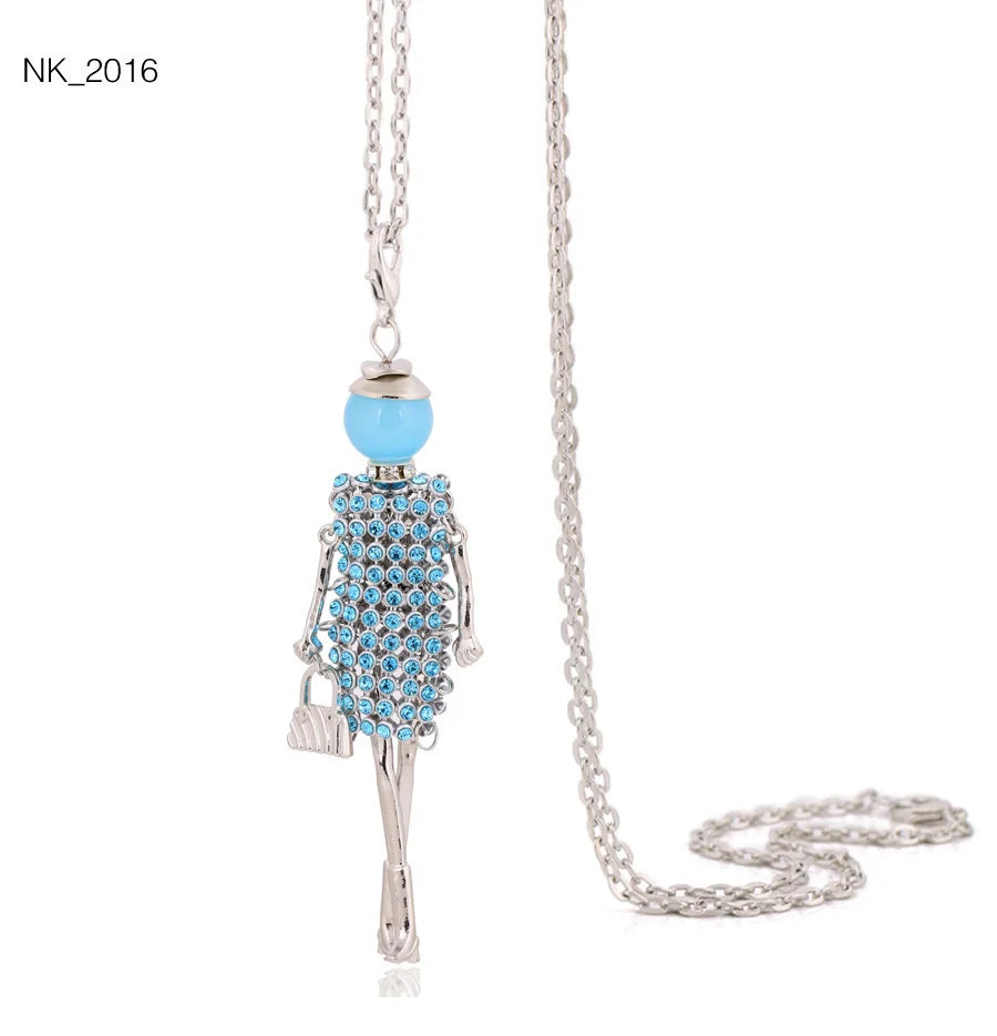 Cute Necklace- Lady Charm Long Trendy 2025 New Fashion Female Big Pendant Lovely Jewelry .