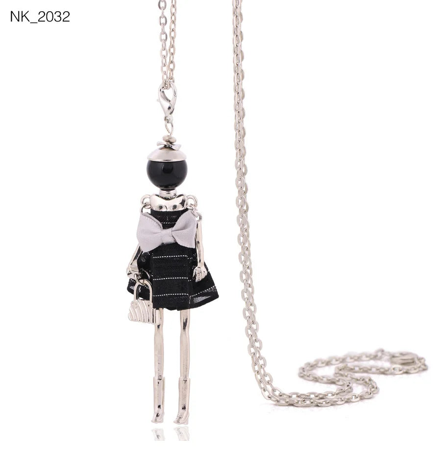 Cute Necklace- Lady Charm Long Trendy 2025 New Fashion Female Big Pendant Lovely Jewelry .