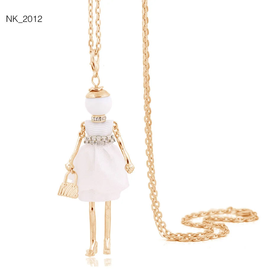 Cute Necklace- Lady Charm Long Trendy 2025 New Fashion Female Big Pendant Lovely Jewelry .