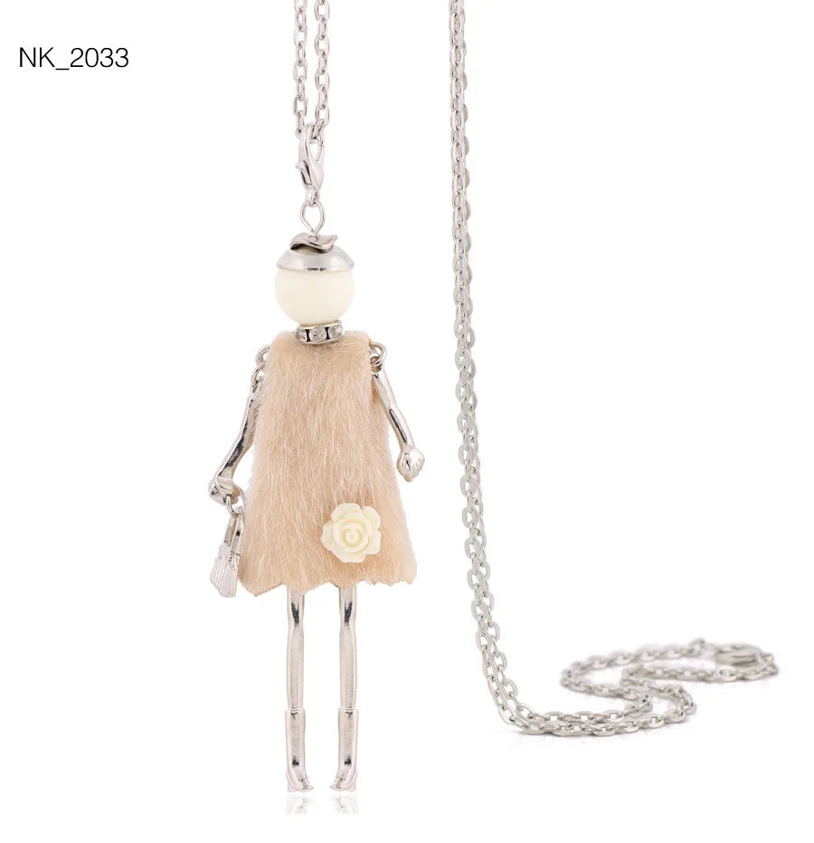 Cute Necklace- Lady Charm Long Trendy 2025 New Fashion Female Big Pendant Lovely Jewelry .