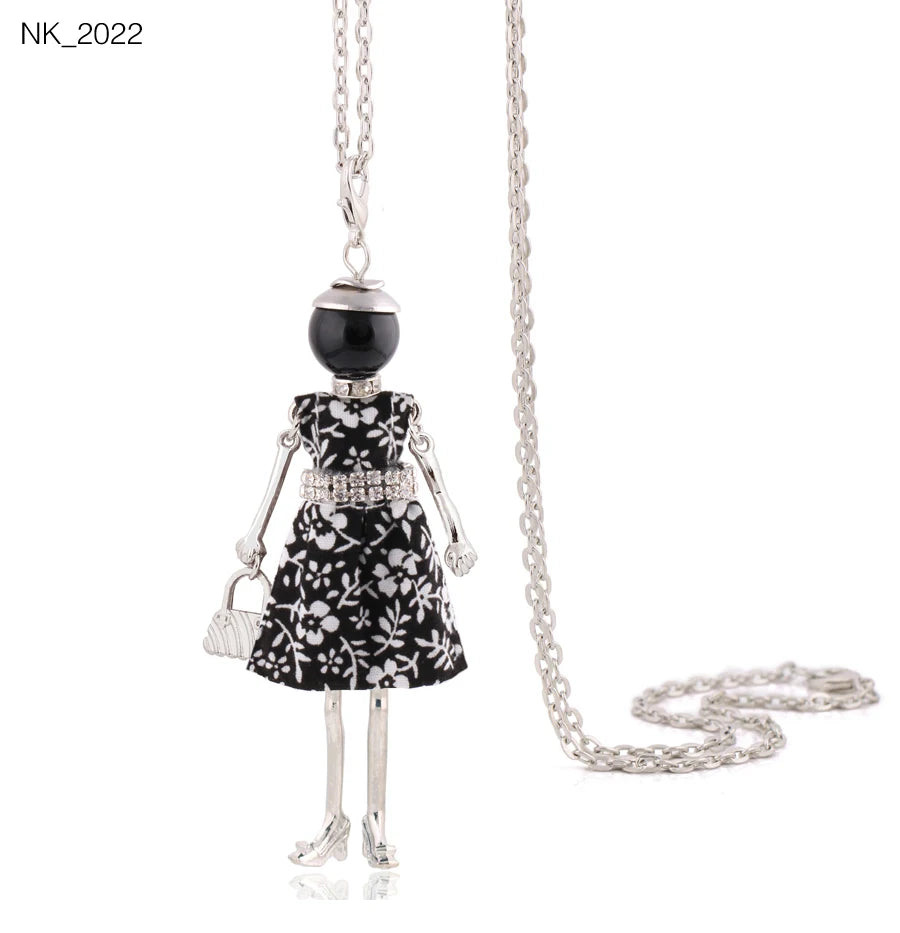 Cute Necklace- Lady Charm Long Trendy 2025 New Fashion Female Big Pendant Lovely Jewelry .