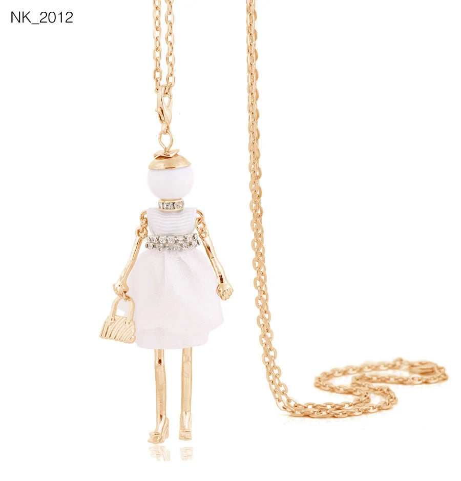Cute Necklace- Lady Charm Long Trendy 2025 New Fashion Female Big Pendant Lovely Jewelry .