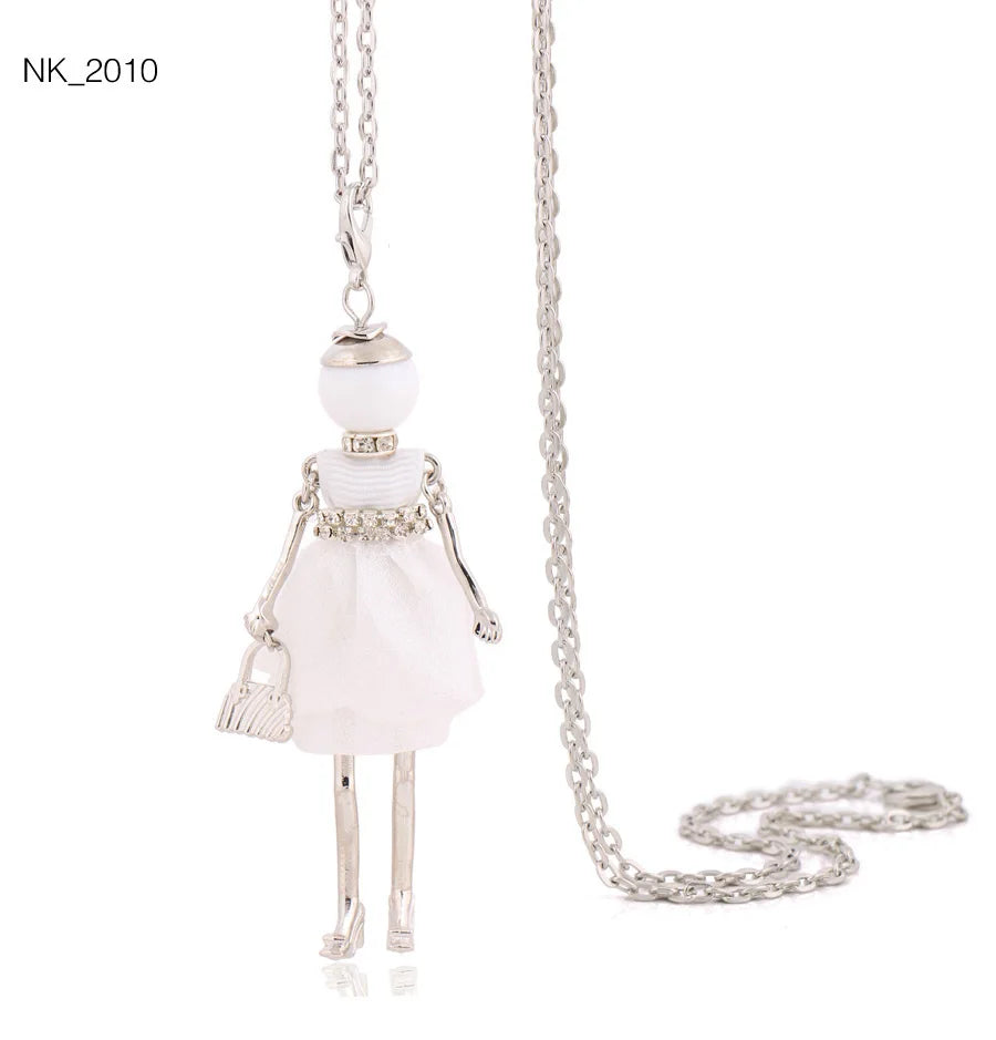 Cute Necklace- Lady Charm Long Trendy 2025 New Fashion Female Big Pendant Lovely Jewelry .