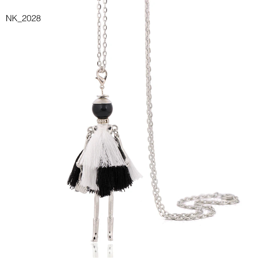 Cute Necklace- Lady Charm Long Trendy 2025 New Fashion Female Big Pendant Lovely Jewelry .