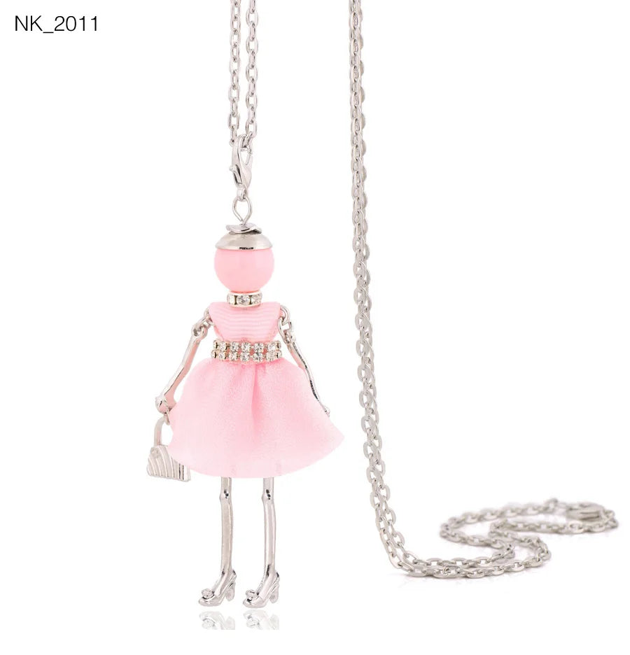 Cute Necklace- Lady Charm Long Trendy 2025 New Fashion Female Big Pendant Lovely Jewelry .