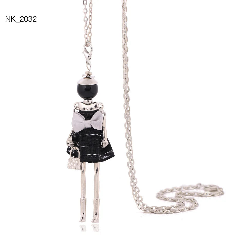 Cute Necklace- Lady Charm Long Trendy 2025 New Fashion Female Big Pendant Lovely Jewelry .