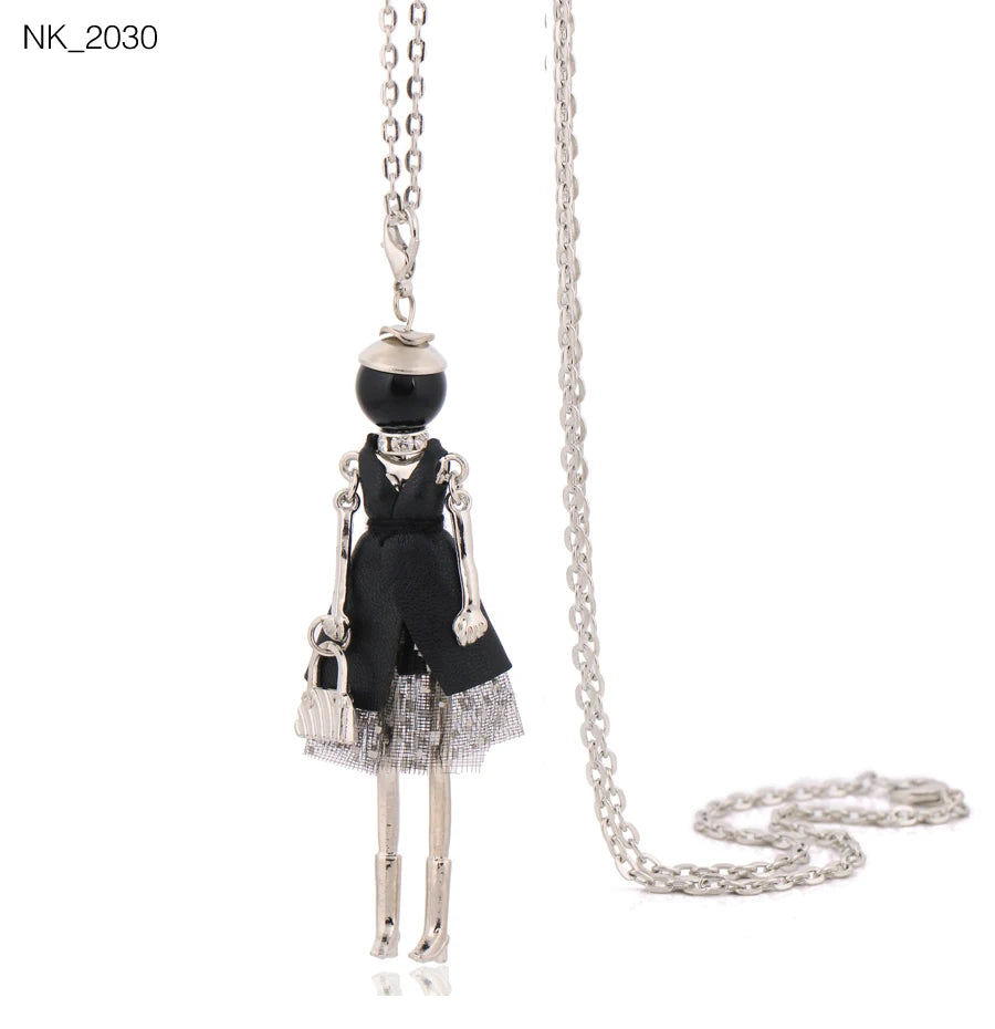 Cute Necklace- Lady Charm Long Trendy 2025 New Fashion Female Big Pendant Lovely Jewelry .