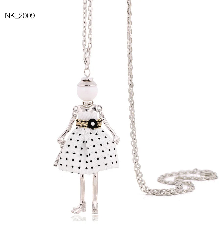 Cute Necklace- Lady Charm Long Trendy 2025 New Fashion Female Big Pendant Lovely Jewelry .
