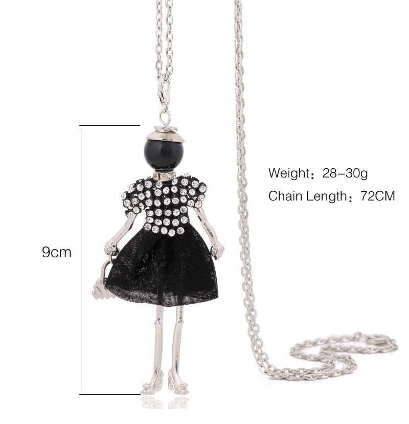 Cute Necklace- Lady Charm Long Trendy 2025 New Fashion Female Big Pendant Lovely Jewelry .