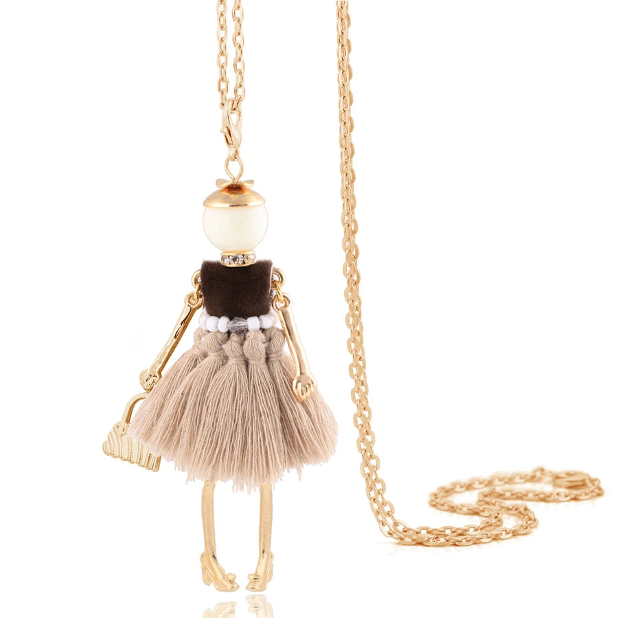 Cute Necklace- Lady Charm Long Trendy 2025 New Fashion Female Big Pendant Lovely Jewelry .