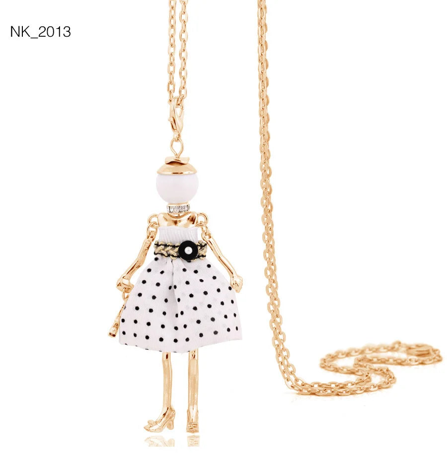 Cute Necklace- Lady Charm Long Trendy 2025 New Fashion Female Big Pendant Lovely Jewelry .