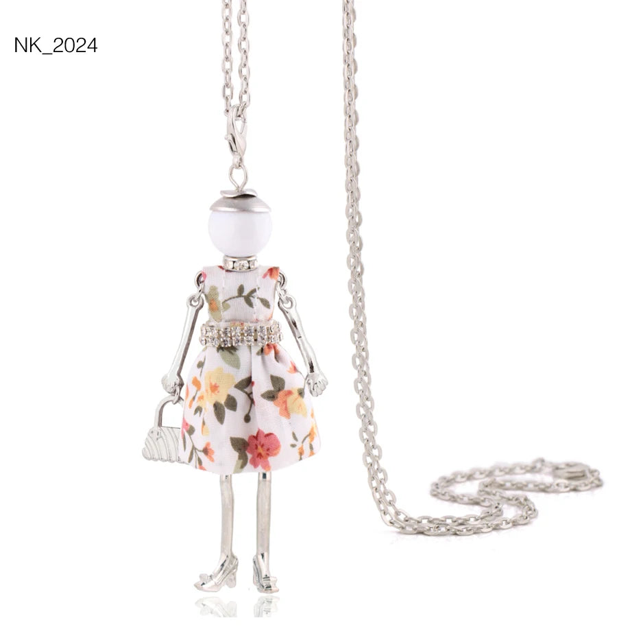Cute Necklace- Lady Charm Long Trendy 2025 New Fashion Female Big Pendant Lovely Jewelry .