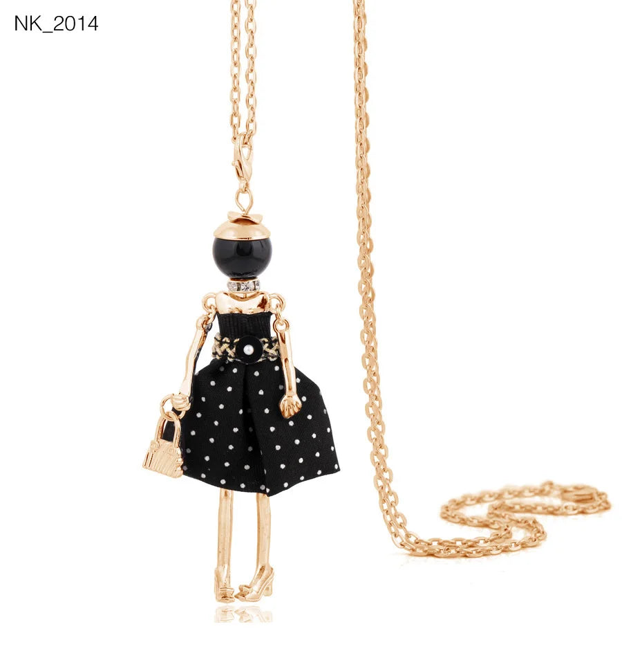 Cute Necklace- Lady Charm Long Trendy 2025 New Fashion Female Big Pendant Lovely Jewelry .