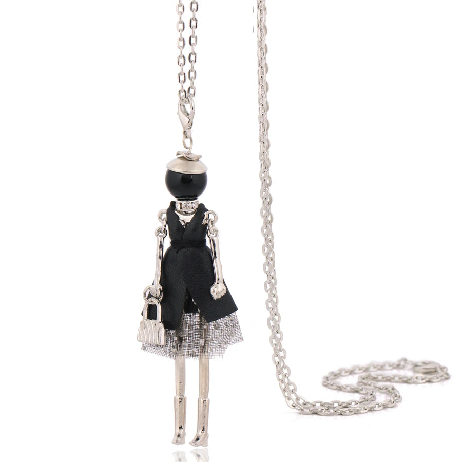 Cute Necklace- Lady Charm Long Trendy 2025 New Fashion Female Big Pendant Lovely Jewelry .