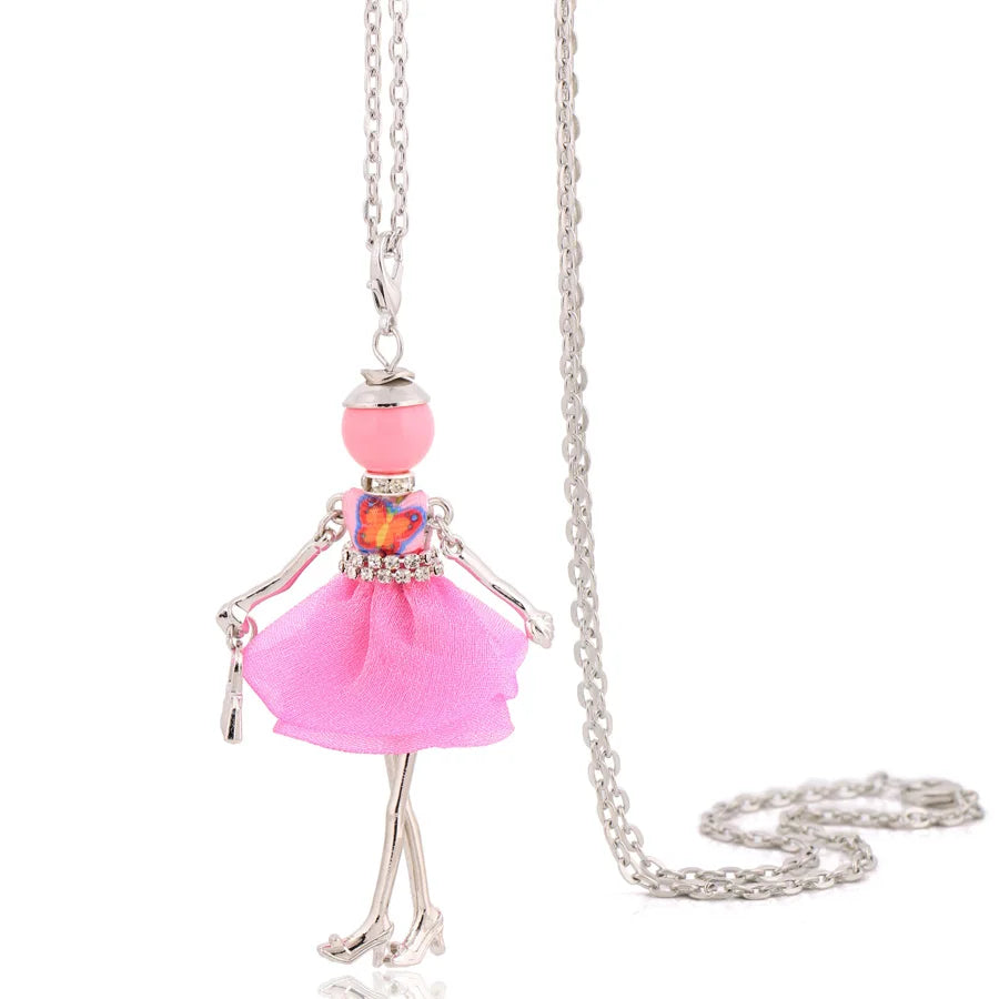 Cute Necklace- Lady Charm Long Trendy 2025 New Fashion Female Big Pendant Lovely Jewelry .