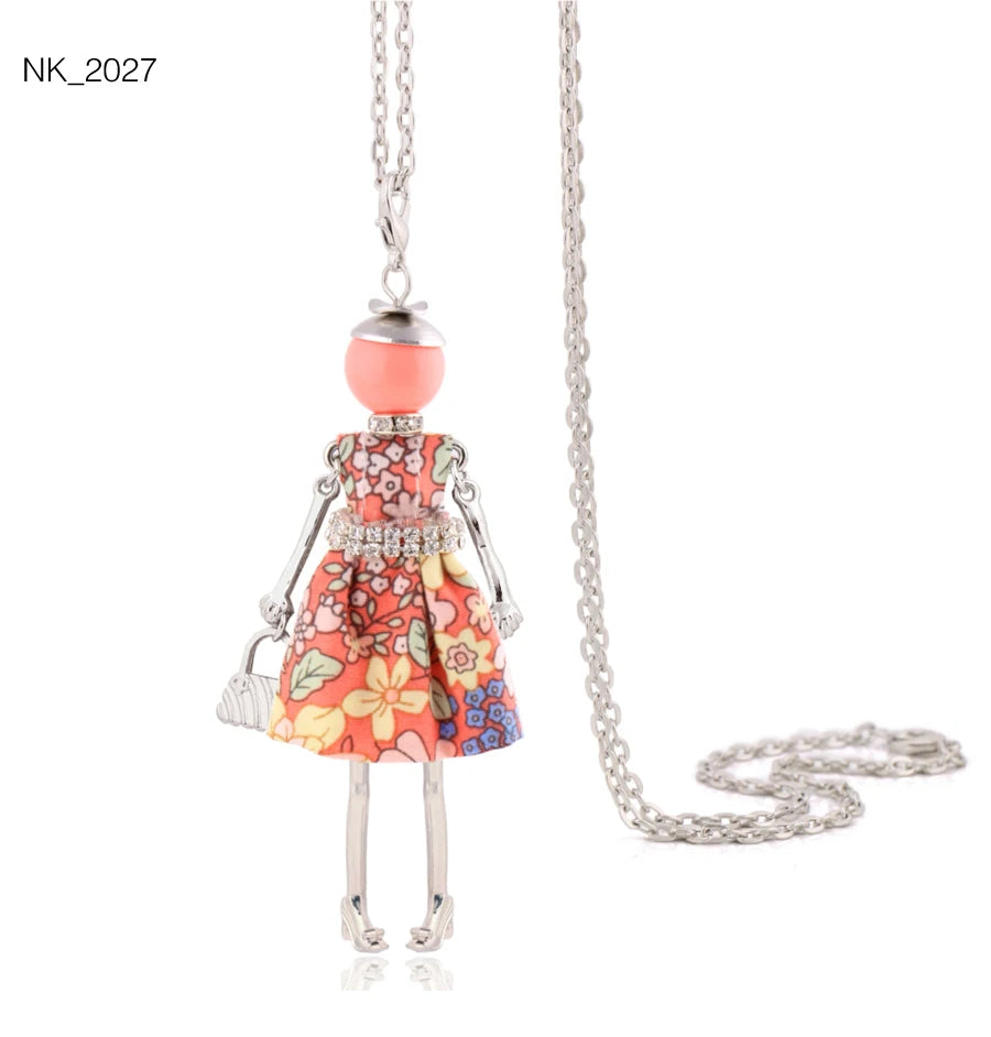 Cute Necklace- Lady Charm Long Trendy 2025 New Fashion Female Big Pendant Lovely Jewelry .