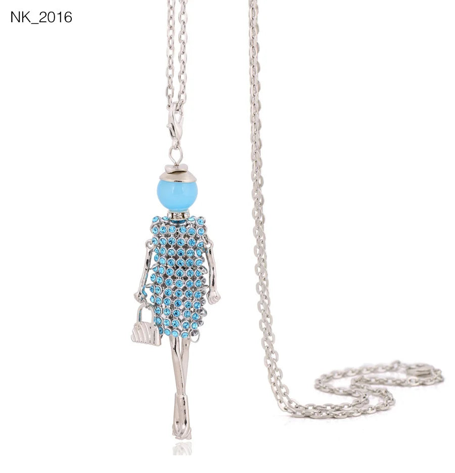 Cute Necklace- Lady Charm Long Trendy 2025 New Fashion Female Big Pendant Lovely Jewelry .