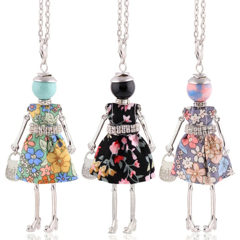 Cute Necklace- Lady Charm Long Trendy 2025 New Fashion Female Big Pendant Lovely Jewelry .