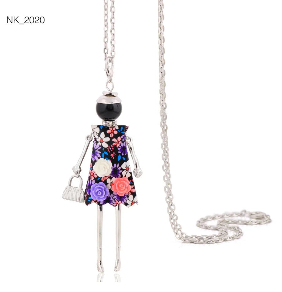 Cute Necklace- Lady Charm Long Trendy 2025 New Fashion Female Big Pendant Lovely Jewelry .