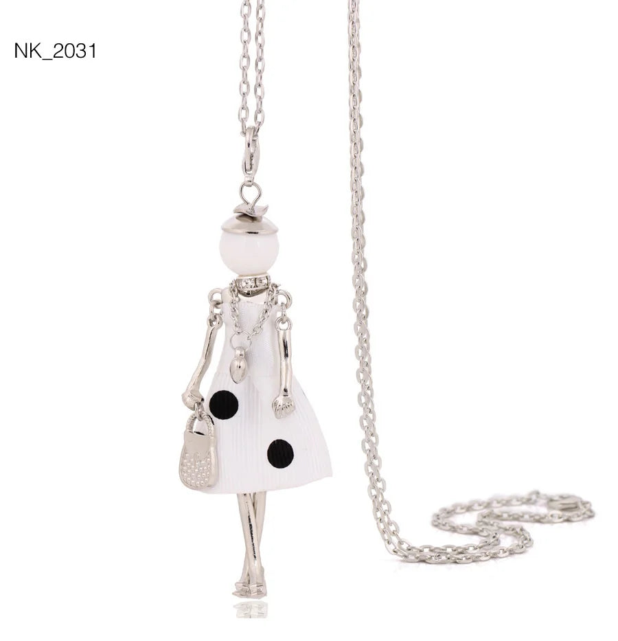 Cute Necklace- Lady Charm Long Trendy 2025 New Fashion Female Big Pendant Lovely Jewelry .