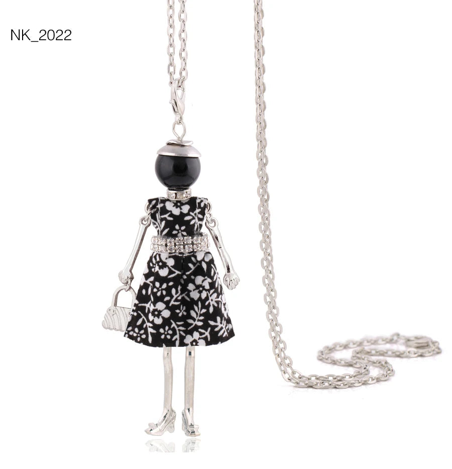 Cute Necklace- Lady Charm Long Trendy 2025 New Fashion Female Big Pendant Lovely Jewelry .
