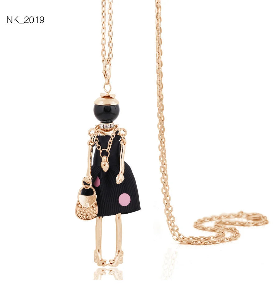 Cute Necklace- Lady Charm Long Trendy 2025 New Fashion Female Big Pendant Lovely Jewelry .