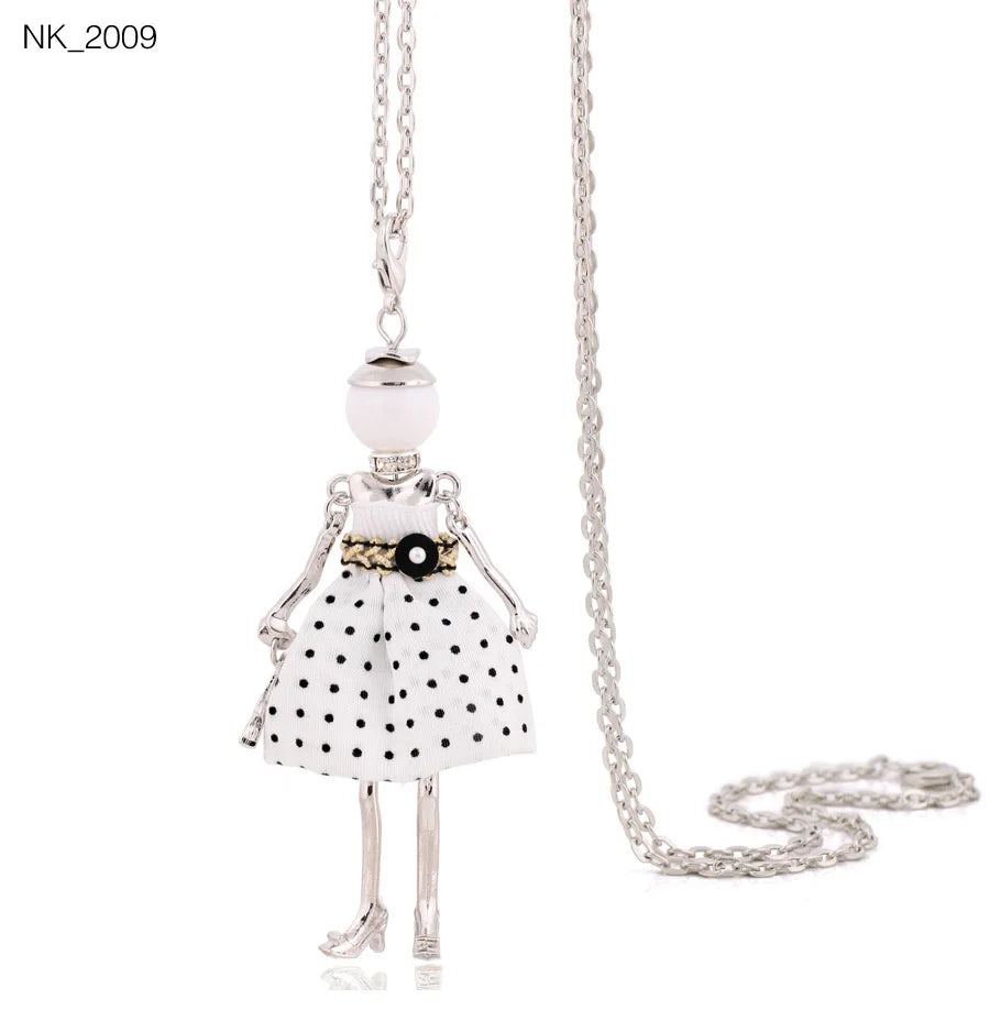 Cute Necklace- Lady Charm Long Trendy 2025 New Fashion Female Big Pendant Lovely Jewelry .