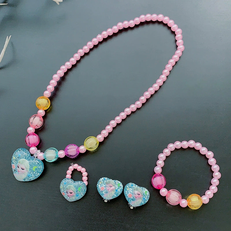 Fun Party Jewelry for Kids Cute Cartoon Jewelry Suit for Girl Accessories from Cliojames63 Collection.