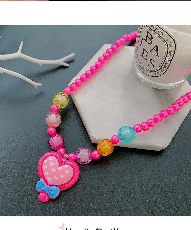 Fun Party Jewelry for Kids Cute Cartoon Jewelry Suit for Girl Accessories from Cliojames63 Collection.