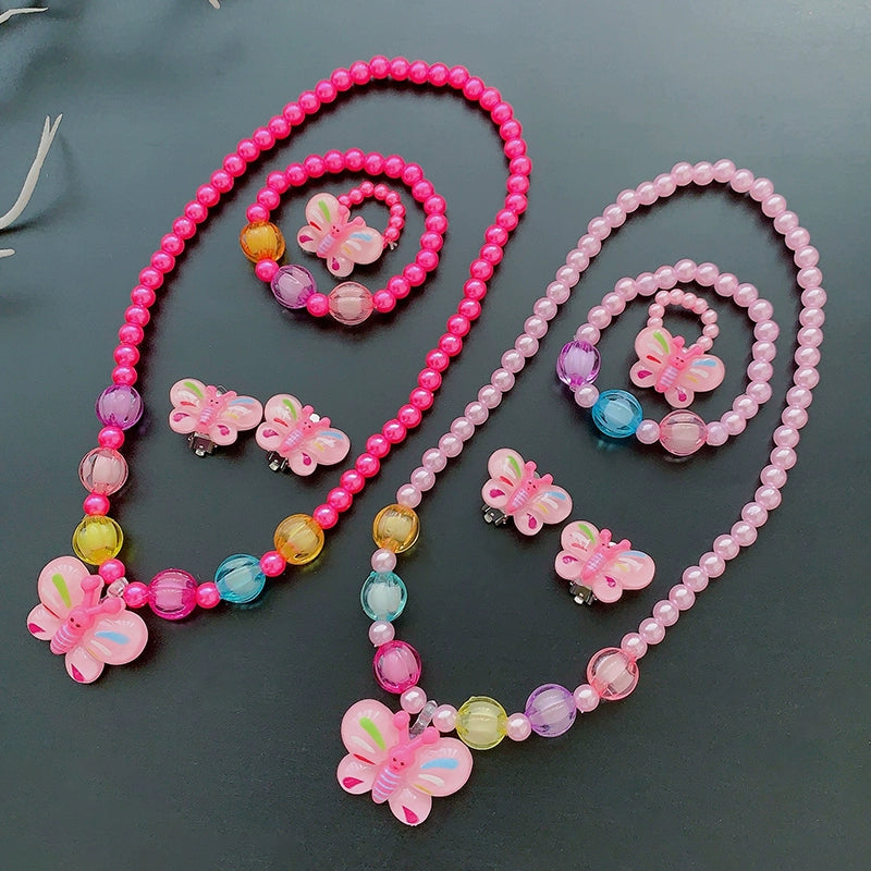 Fun Party Jewelry for Kids Cute Cartoon Jewelry Suit for Girl Accessories from Cliojames63 Collection.