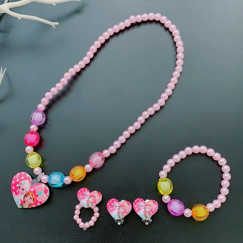Fun Party Jewelry for Kids Cute Cartoon Jewelry Suit for Girl Accessories from Cliojames63 Collection.