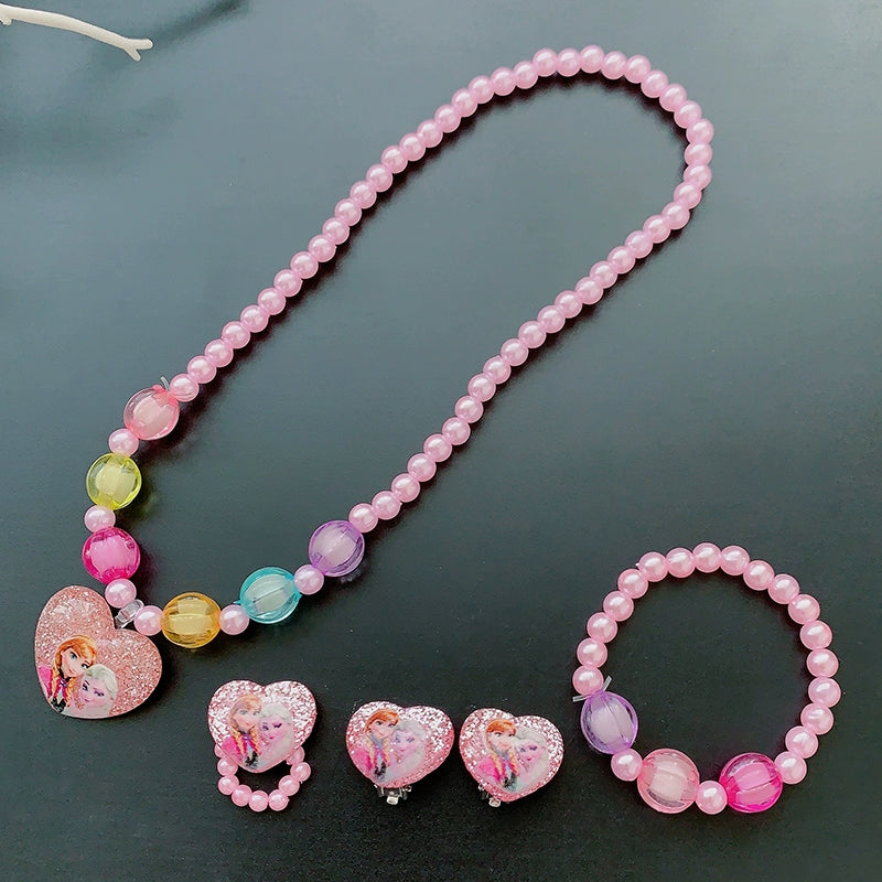 Fun Party Jewelry for Kids Cute Cartoon Jewelry Suit for Girl Accessories from Cliojames63 Collection.