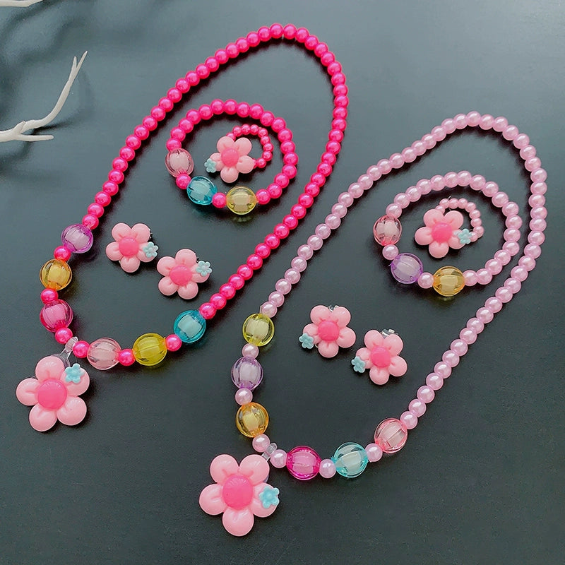 Fun Party Jewelry for Kids Cute Cartoon Jewelry Suit for Girl Accessories from Cliojames63 Collection.