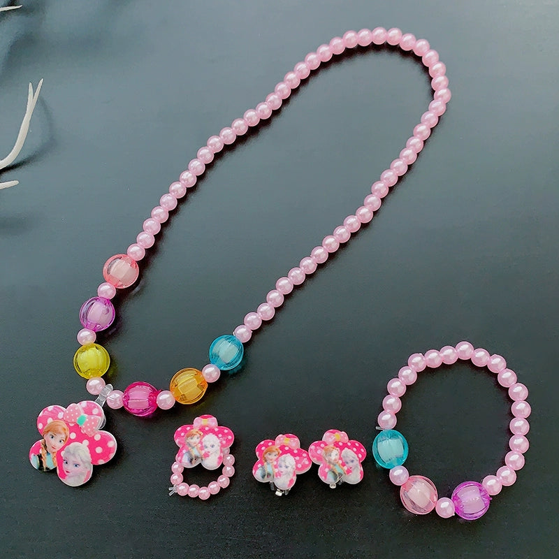 Fun Party Jewelry for Kids Cute Cartoon Jewelry Suit for Girl Accessories from Cliojames63 Collection.
