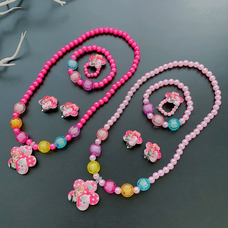Fun Party Jewelry for Kids Cute Cartoon Jewelry Suit for Girl Accessories from Cliojames63 Collection.
