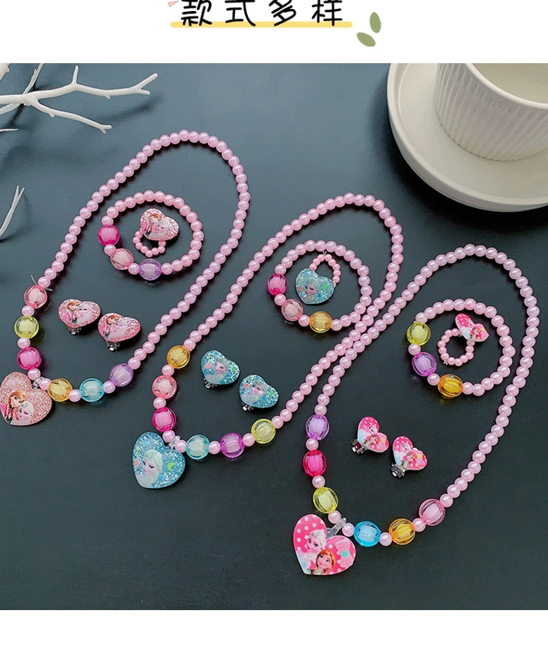 Fun Party Jewelry for Kids Cute Cartoon Jewelry Suit for Girl Accessories from Cliojames63 Collection.