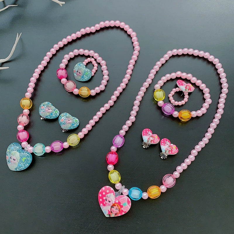 Fun Party Jewelry for Kids Cute Cartoon Jewelry Suit for Girl Accessories from Cliojames63 Collection.