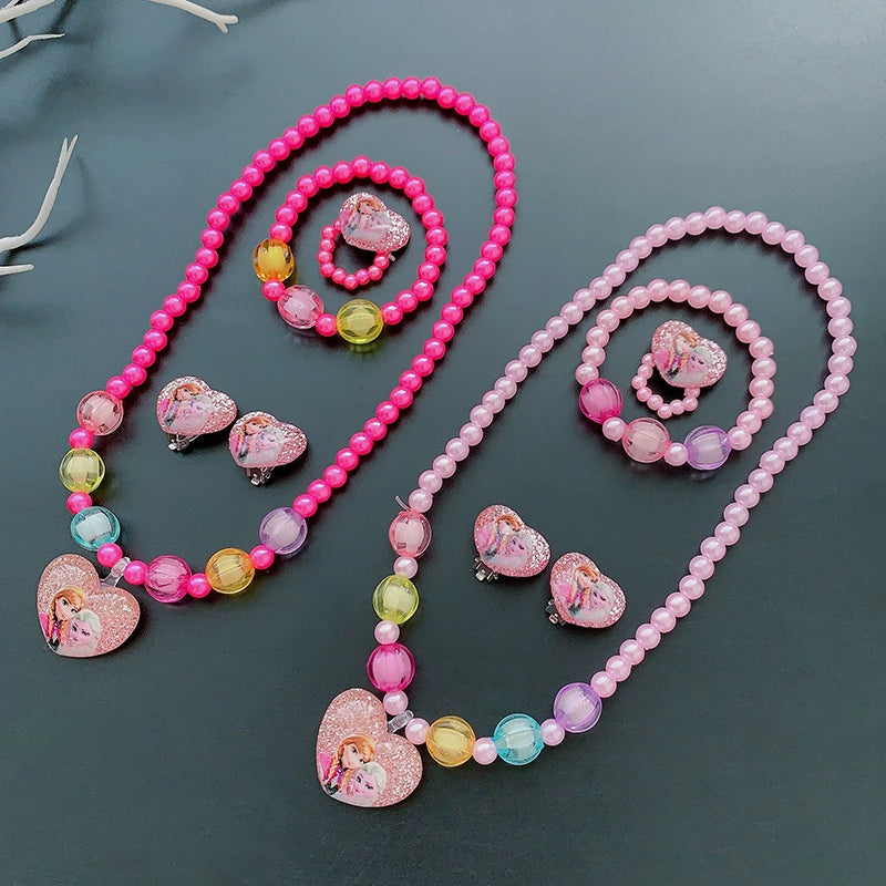 Fun Party Jewelry for Kids Cute Cartoon Jewelry Suit for Girl Accessories from Cliojames63 Collection.