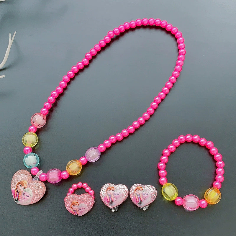 Fun Party Jewelry for Kids Cute Cartoon Jewelry Suit for Girl Accessories from Cliojames63 Collection.