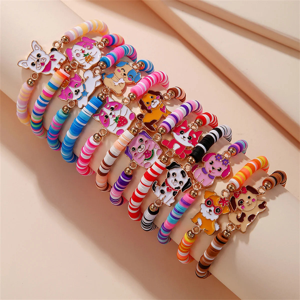 Best Seller from Cliojames63 Collection- 12Pcs Girls Bracelet for Kids, Friendship Bracelets for Gifts, Classroom Reward, Rainbow Party Favors, and more.
