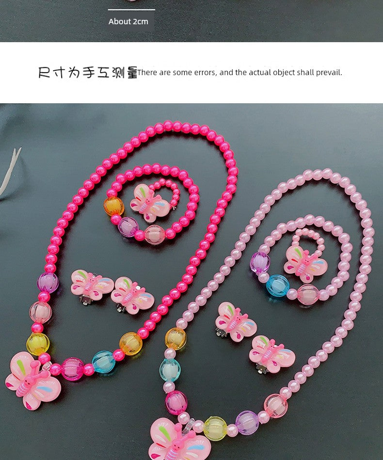 Fun Party Jewelry for Kids Cute Cartoon Jewelry Suit for Girl Accessories from Cliojames63 Collection.