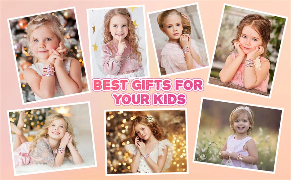 Best Seller from Cliojames63 Collection- 12Pcs Girls Bracelet for Kids, Friendship Bracelets for Gifts, Classroom Reward, Rainbow Party Favors, and more.