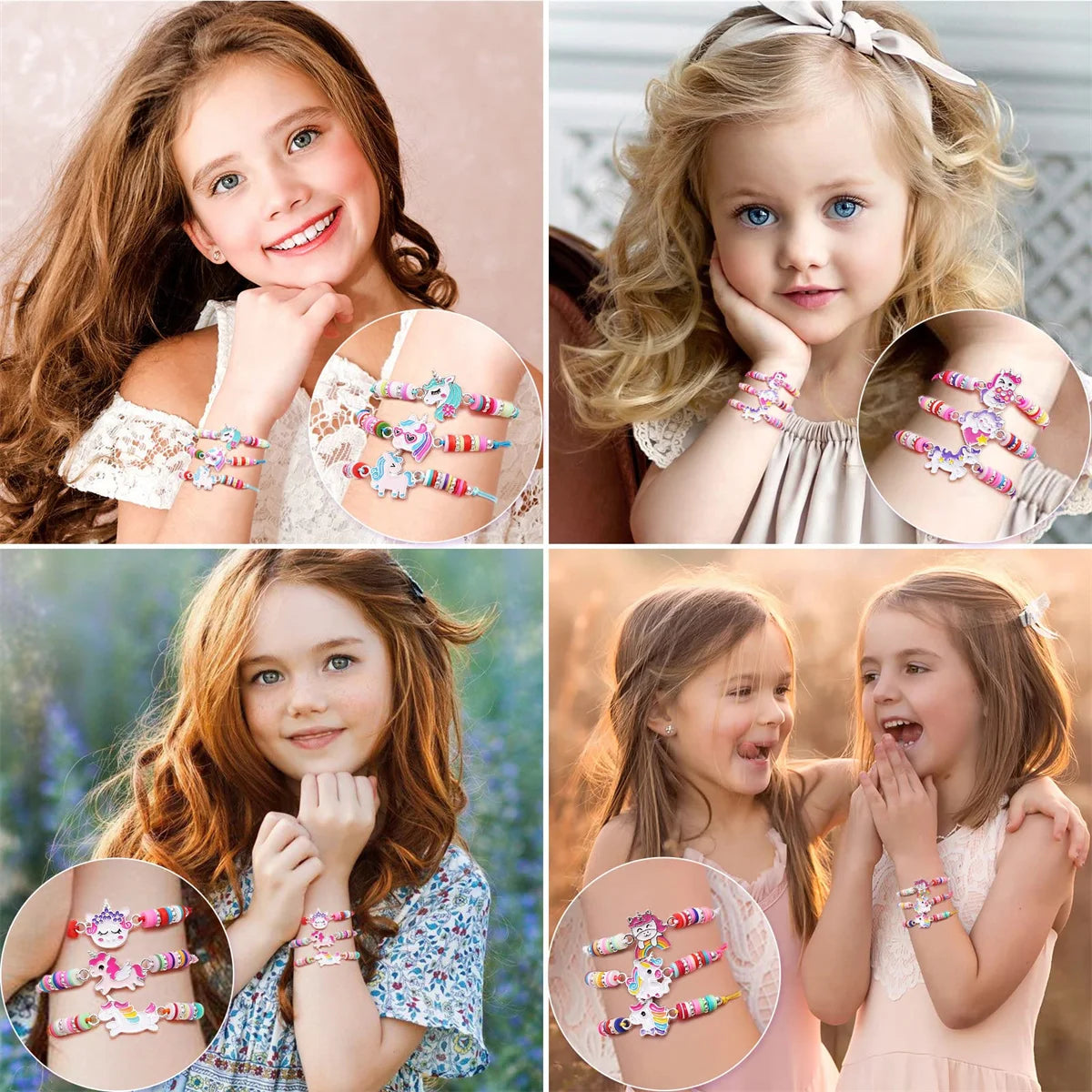 Best Seller from Cliojames63 Collection- 12Pcs Girls Bracelet for Kids, Friendship Bracelets for Gifts, Classroom Reward, Rainbow Party Favors, and more.